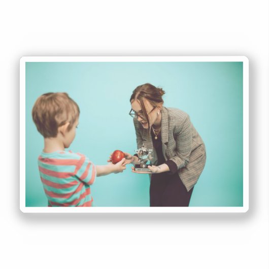 Classroom Reward Stickers with Student Photo シール (正面)