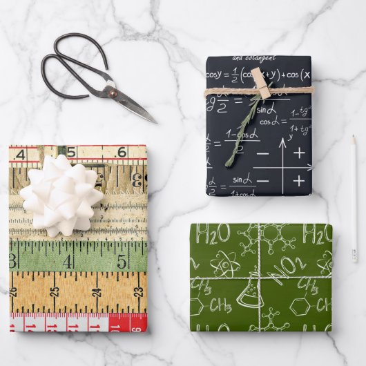 Classroom Set 3 Wrapping Paper Sheets ラッピングペーパーシート (正面)