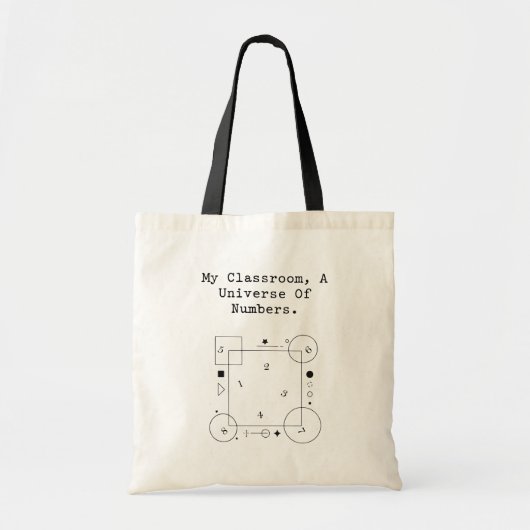 Classroom Universe of Numbers | 算数の世界 トートバッグ (正面)