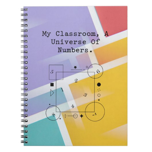 Classroom Universe of Numbers | 算数の世界 ノートブック (正面)