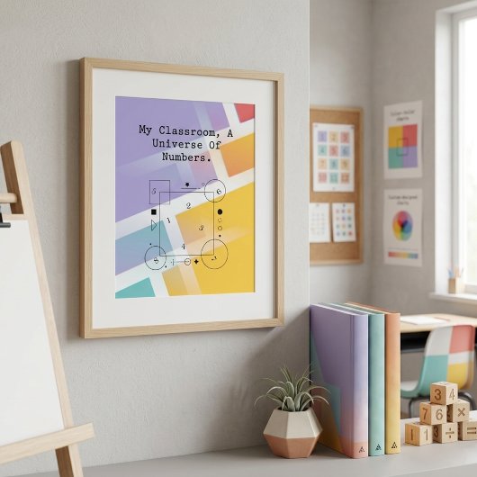 Classroom Universe of Numbers | 算数の世界 ポスター