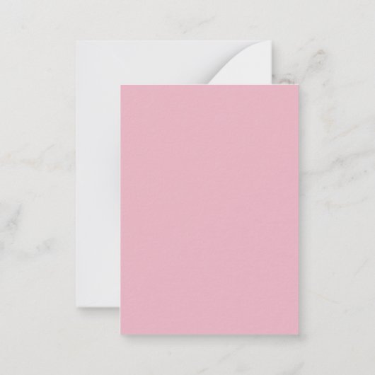 Classroom Valentine Card- Un-Pho-Gettable- Pink ノートカード (裏面)