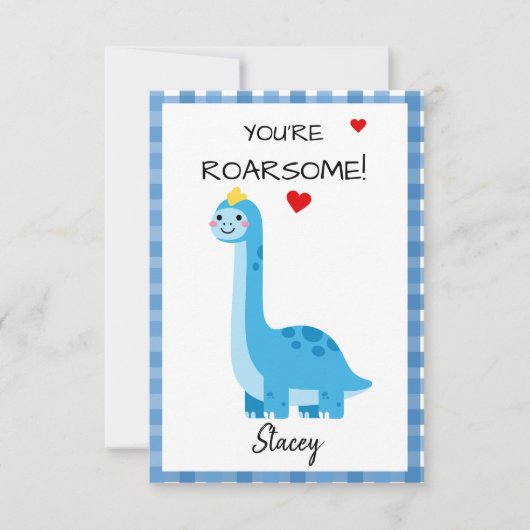Classroom Valentine Dinosaur You're Roarsome! (正面)