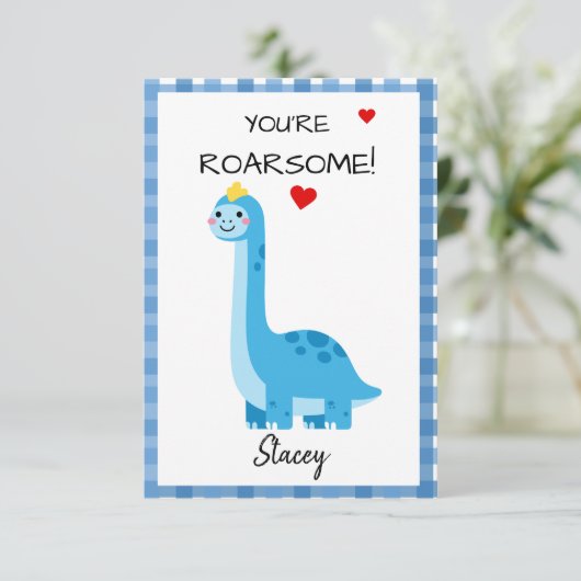 Classroom Valentine Dinosaur You're Roarsome! (スタンド正面)