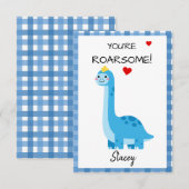 Classroom Valentine Dinosaur You're Roarsome! (正面/裏面)