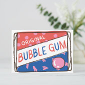 Classroom Valentine; Fun as a Pack of Bubble Gum 招待状 (スタンド正面)