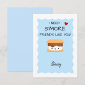 Classroom Valentine "I need s'more friends like u' (正面/裏面)