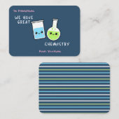 Classroom Valentines Card We Have Great Chemistry ノートカード (正面/裏面)