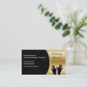 Classyのリラックスマッサージセラピスト名刺 名刺 (スタンド正面)