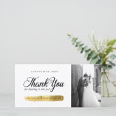 Classyの結婚写真ありがとう サンキューカード (スタンド正面)