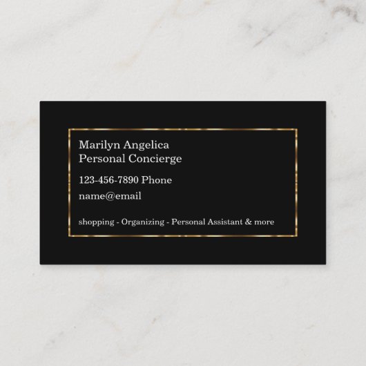 Classyパーソナルコンシェルジュアシスタント 名刺 (裏面)