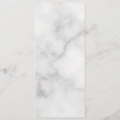 Classy エレガント White Marbleのメ結婚ニュー メニュー (裏面)