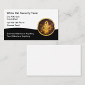 Classy クール White Hat Securityの名刺 名刺 (正面/裏面)