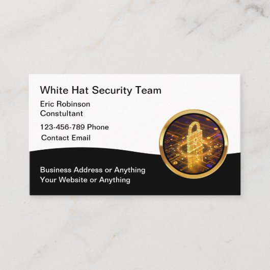 Classy クール White Hat Securityの名刺 名刺 (正面)