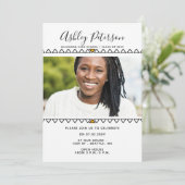 Classy モダンスタイリッシュエレガント Photo Gradation Inv 招待状 (スタンド正面)