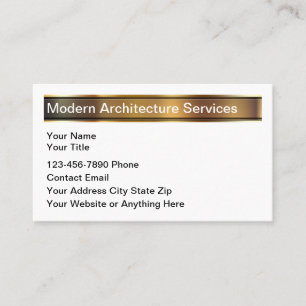 Classy モダン Architecture Services名刺 名刺