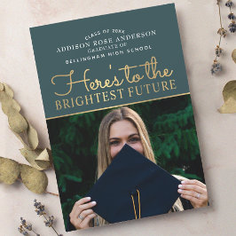 Classy モダン Brightest Futureフォト招待状 招待状