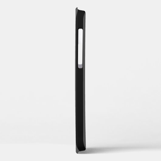 Classy 保 CALMとYour Text on Blackストライプ Options Case-Mate iPhoneケース (裏面 / 左)