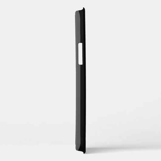 Classy 保 CALMとYour Text on Blackストライプ Options Case-Mate iPhoneケース (裏面 / 右)