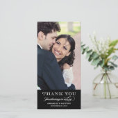 Classy 結婚's Thank You Photo Card サンキューカード (スタンド正面)
