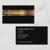 Classy Architect Business Cards 名刺 (正面/裏面)