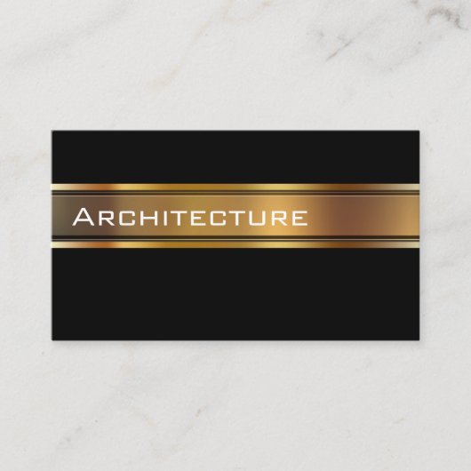 Classy Architect Business Cards 名刺 (正面)