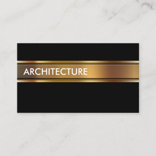 Classy Architect Modern Business Cards 名刺 (正面)