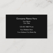 Classy Architect Theme Business Cards 名刺 (裏面)