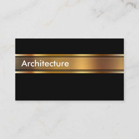 Classy Architect Theme Business Cards 名刺 (正面)