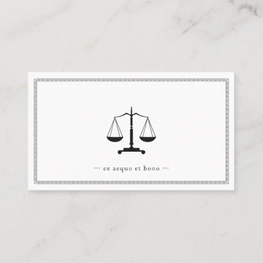 Classy Attorney at Law | Lawyer 名刺 (裏面)
