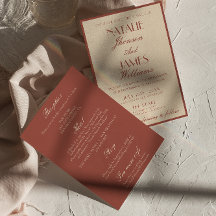 Classy Auburn Copper Old Money All In One Wedding