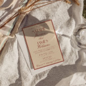 Classy Auburn Copper Old Money Fancy Wedding 招待状