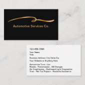 Classy Automotive Sleek Modern  名刺 (正面/裏面)