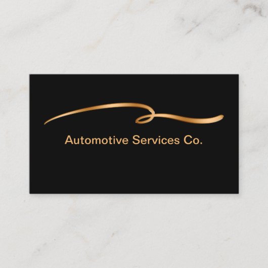 Classy Automotive Sleek Modern  名刺 (正面)