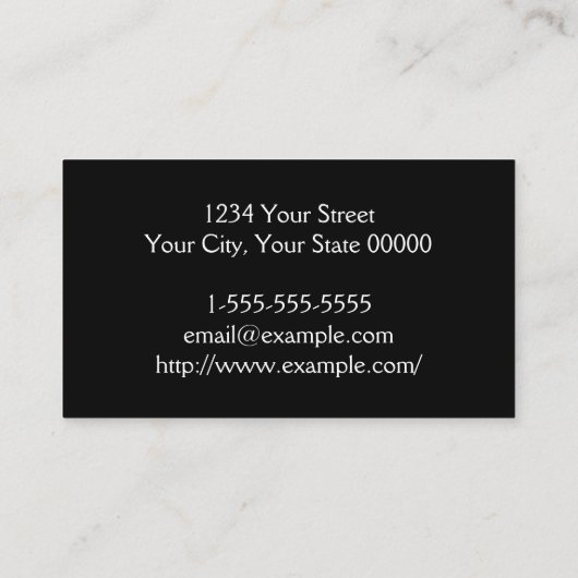 Classy & Basic Beautician名刺 名刺 (裏面)