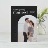 Classy Black結婚するArch Photo セーブザデート (スタンド正面)