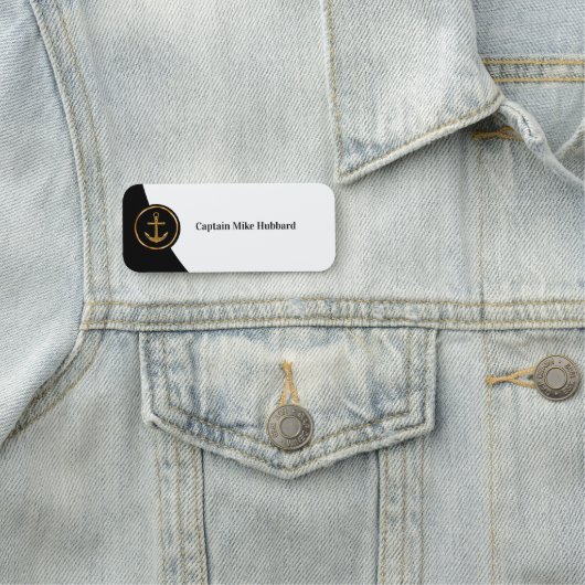 Classy Boat Captainテーマ名タグ 名札 (インサイチュ)