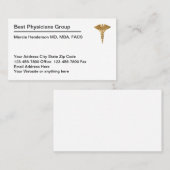 Classy Budget Medical Doctorの名刺 名刺 (正面/裏面)