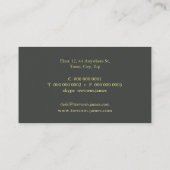 CLASSY BUSINESS CARD :: 1L 名刺 (裏面)