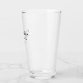Classy Candle Black White Simple タンブラーグラス (左)