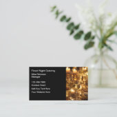Classy Catering Theme Business Cards 名刺 (スタンド正面)
