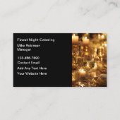 Classy Catering Theme Business Cards 名刺 (正面)