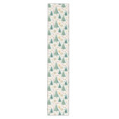 Classy Christmas Trees Festive Dining Table Runner ミディアムテーブルランナー (正面)