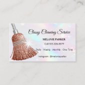 Classy Cleaning Services 名刺 (正面)