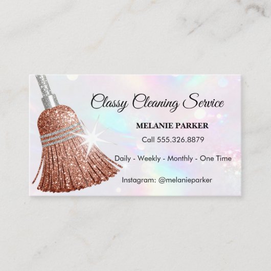 Classy Cleaning Services 名刺 (正面)