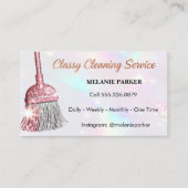 Classy Cleaning Services 名刺 (正面)