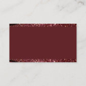 Classy Cleaning Services 名刺 (裏面)