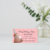 Classy Cleaning Services 名刺 (スタンド正面)