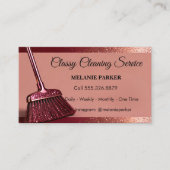 Classy Cleaning Services 名刺 (正面)