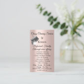 Classy Cleaning Services Houseの保バラQRCode 名刺 (スタンド正面)